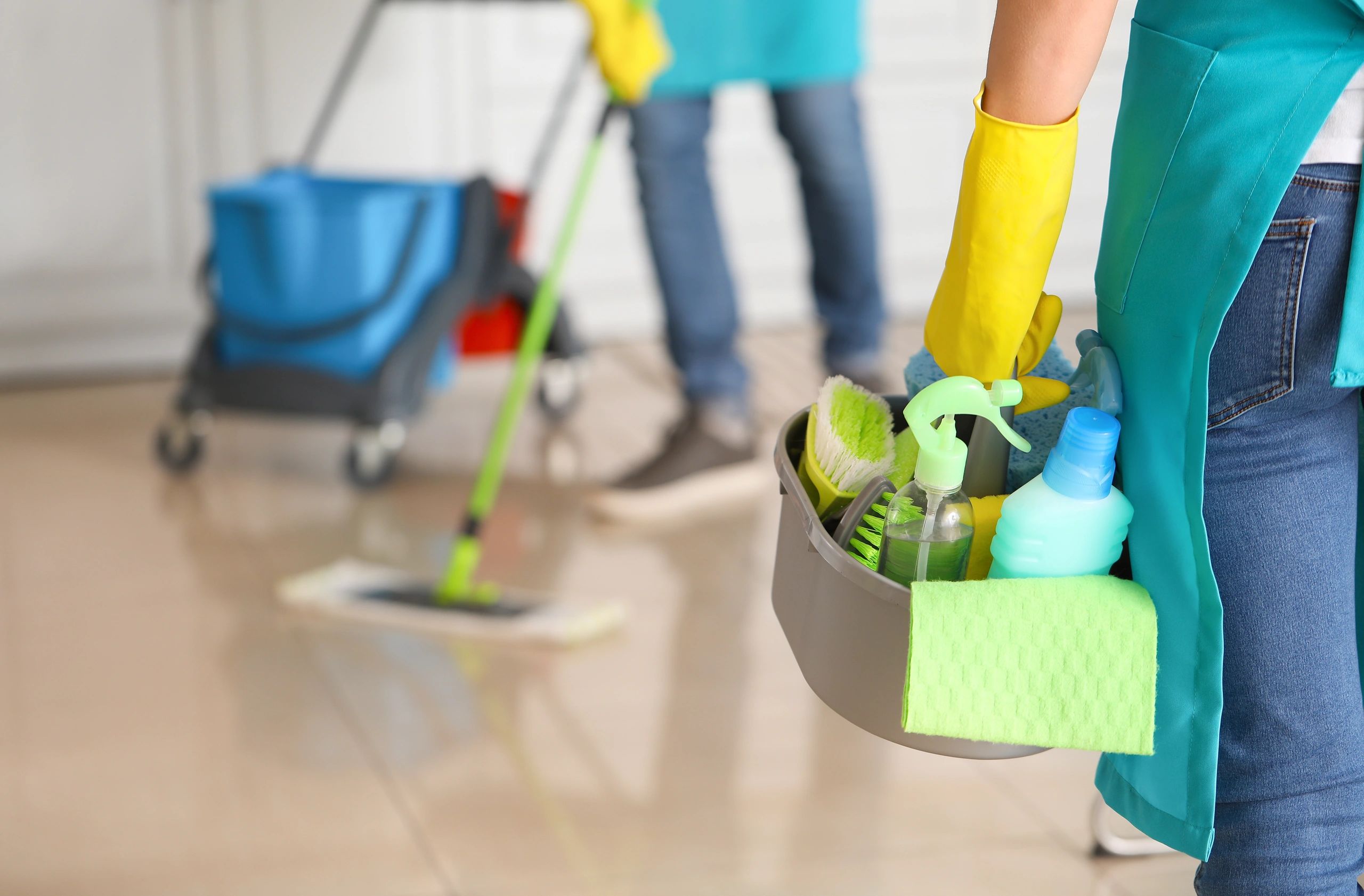 Green Clean commercial cleaning crew Las Vegas