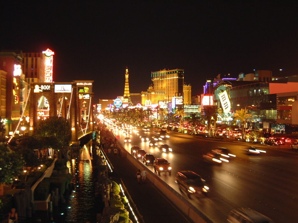 Las Vegas Strip at night