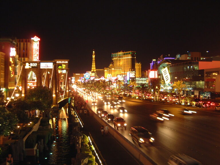 Las Vegas Strip at night